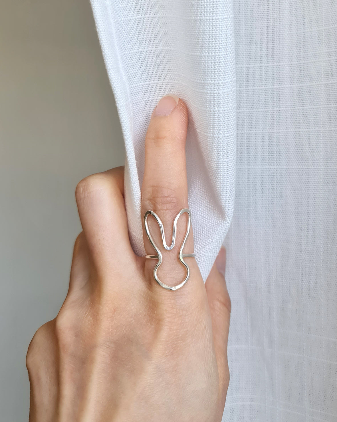 Bunny Silhouette Ring
