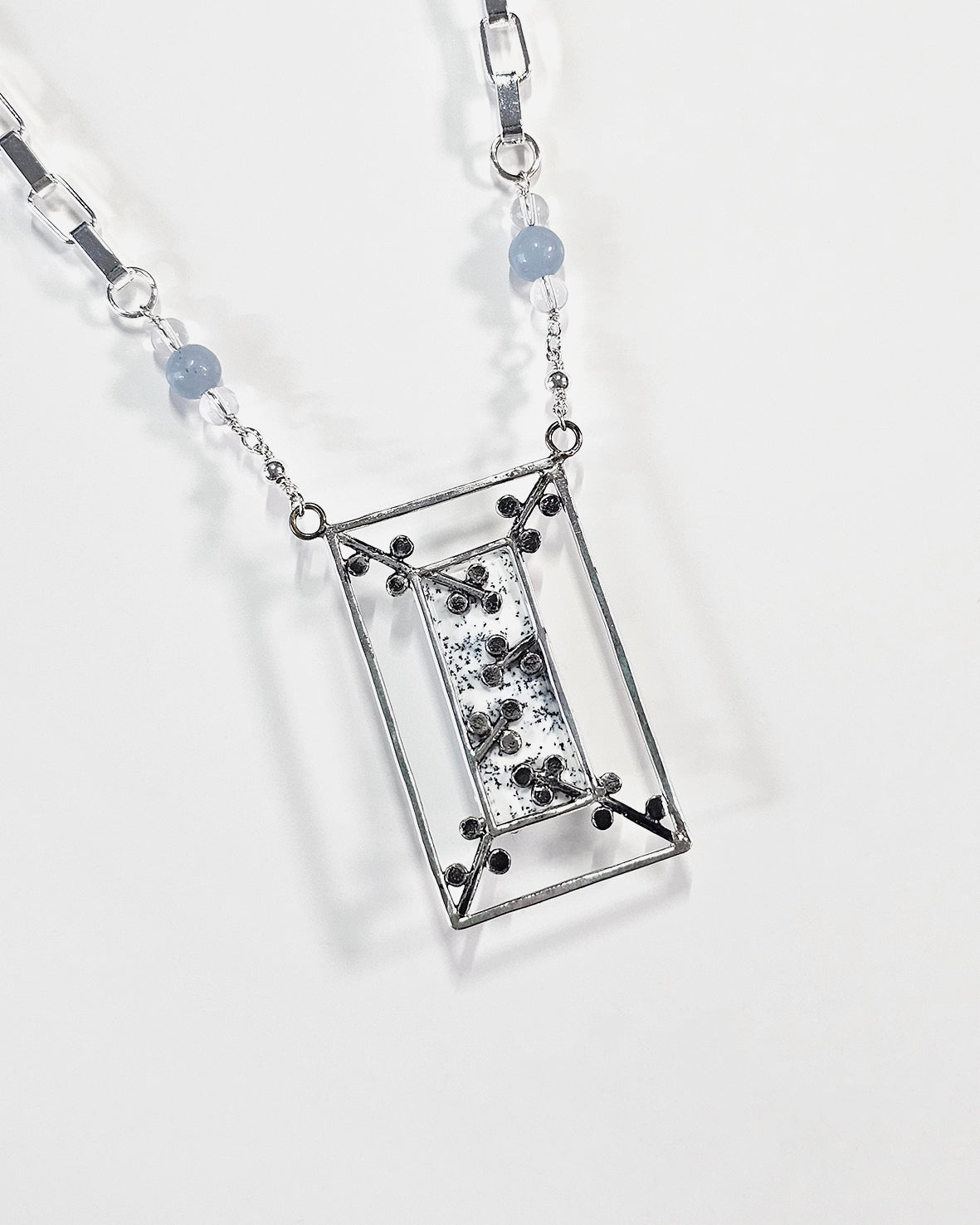 Dendritic Dandelion Necklace