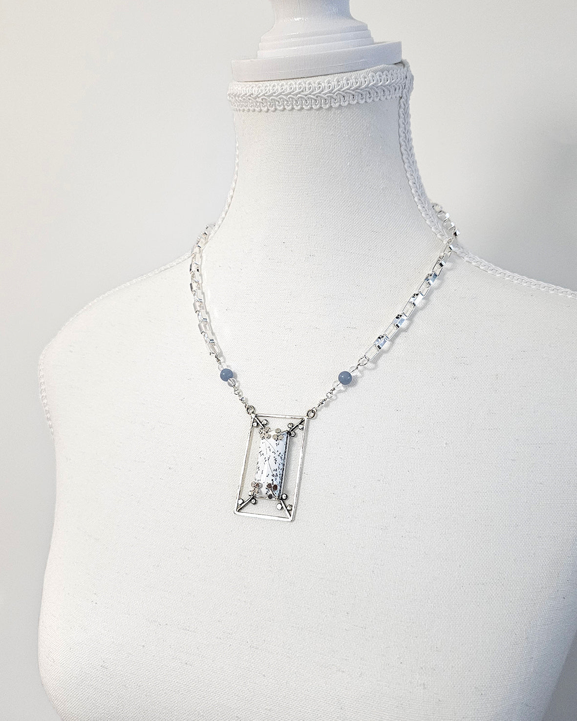 Dendritic Dandelion Necklace