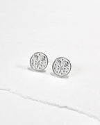 Fleur Coin Stud Earrings