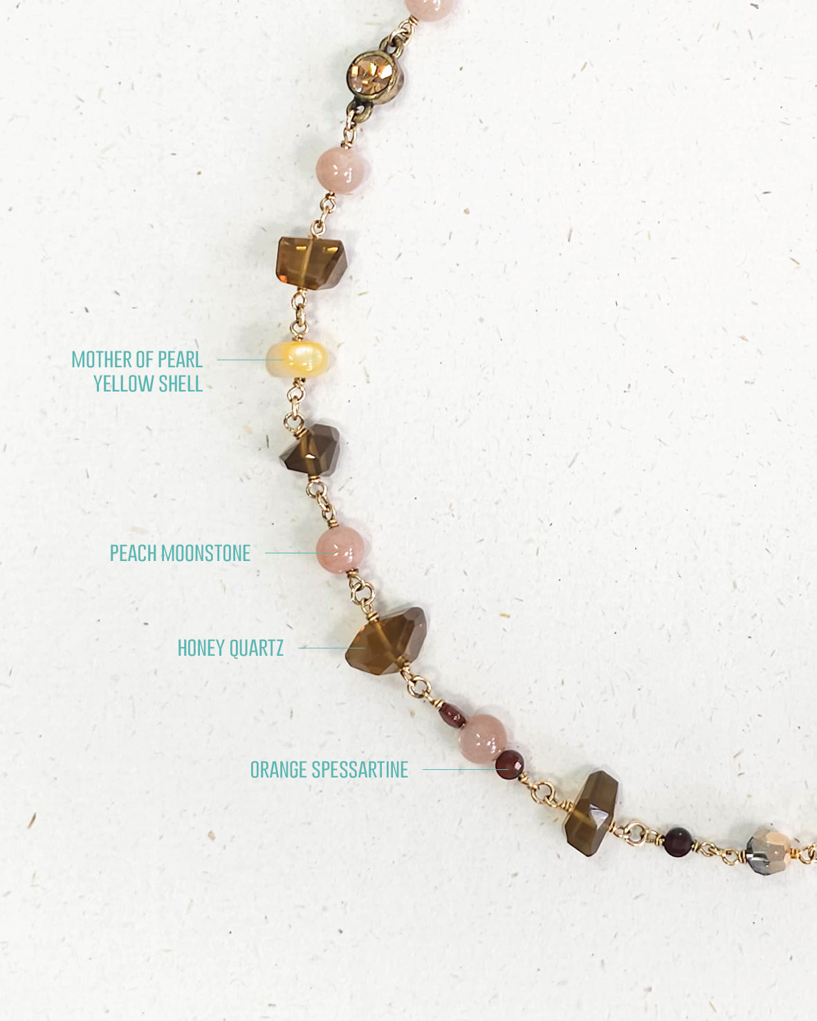 Honey Golden River Necklace