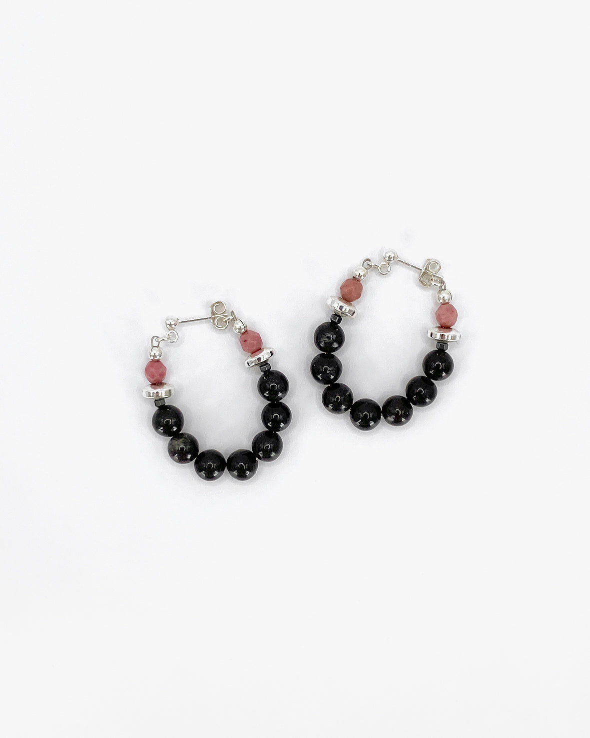 Inky Hoop Earrings