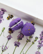 Lavender Macaron Earrings