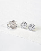 Lucky Coin Stud Earrings