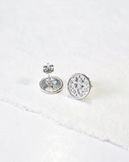 Lucky Coin Stud Earrings