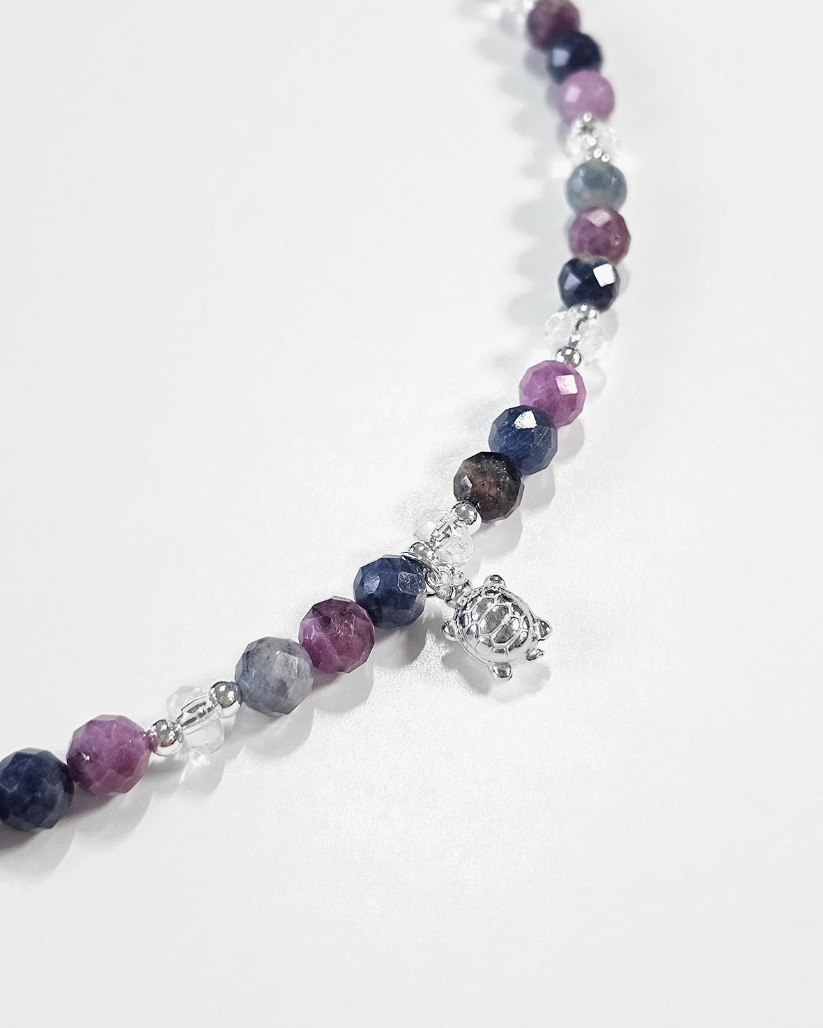 Multicolor Sapphire Necklace Secondary image