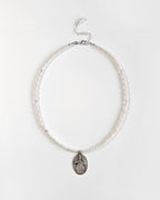 Rabbit Cameo Pearl Necklace