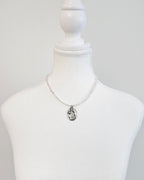 Rabbit Cameo Pearl Necklace