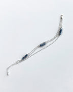Silverite Sapphire Bracelet