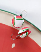Watermelon Macaron Earrings