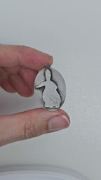 Rabbit Cameo Pearl Necklace