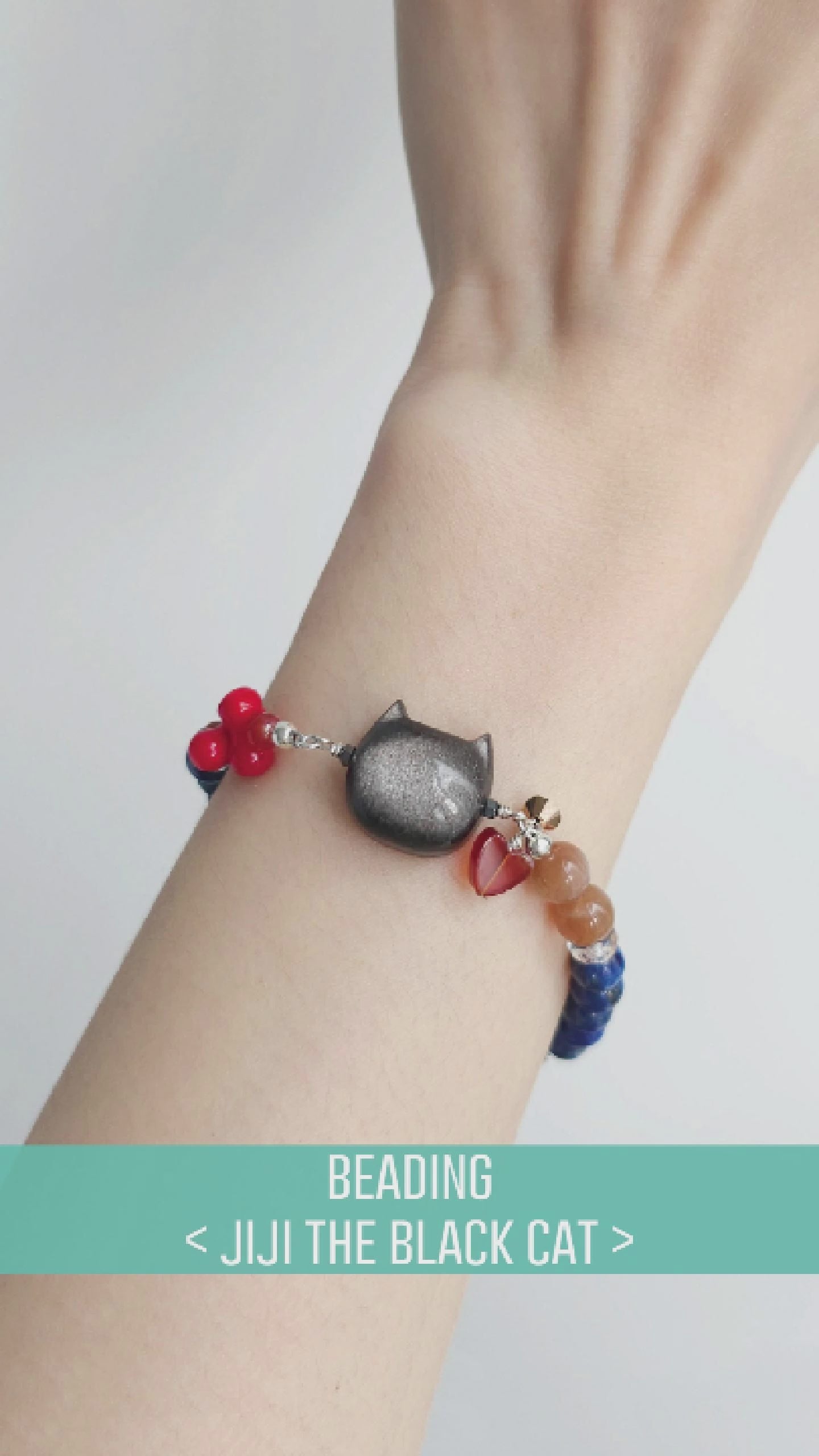 Jiji the Black Cat Bracelet
